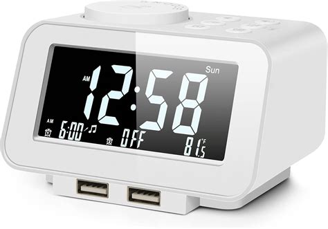 Amazon.com: uscce Digital Dual Alarm Clock Radio .